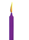 bougies violette magie